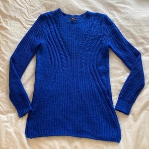 Mossimo blue tunic sweater XS